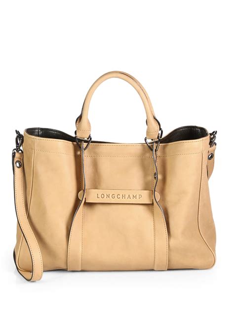 longchamp leather bag woman